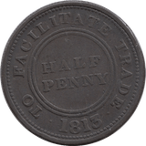 1813 John Knapp Junior Worcester Half Penny Token