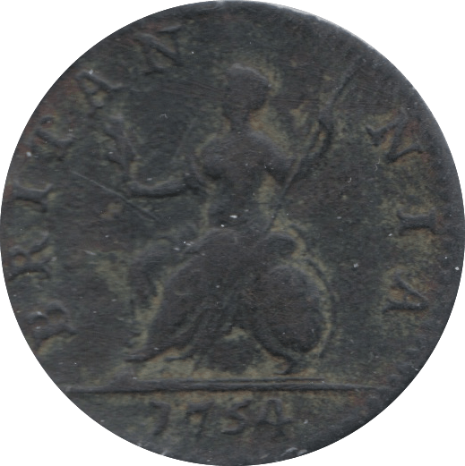 1754 FARTHING ( FINE )