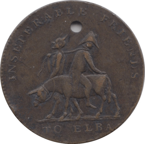 1814 NAPOLEAN DEVIL ASS EMP OF RUSSIA TOKEN TOKEN ( REF 258 )