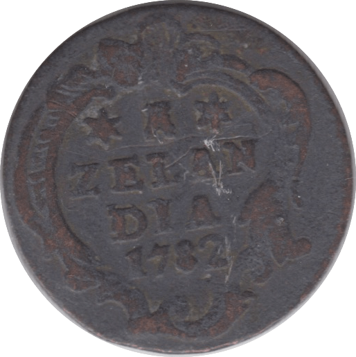 1782 NETHERLANDS STATE ZEELAND DUIT