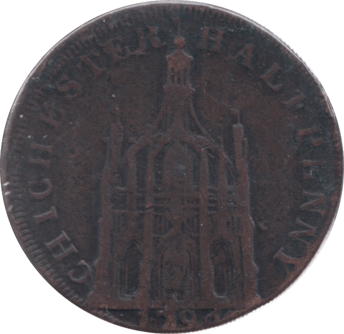 1794 CHIRCHESTER HALFPENNY TOKEN