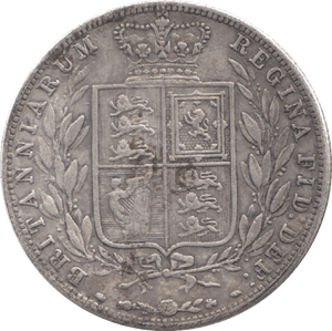 1844 HALFCROWN ( VF ) 6 - Halfcrown - Cambridgeshire Coins