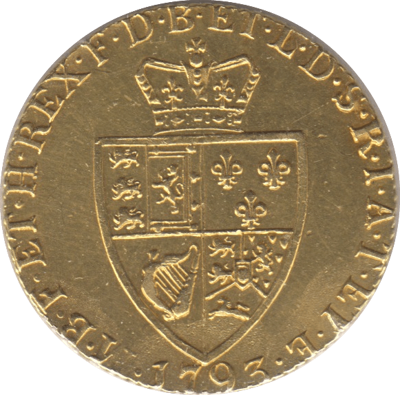 1793 GOLD ONE GUINEA
