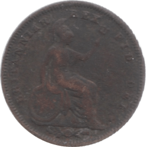 1827 ONE THIRD FARTHING ( FINE ) 3 - One Third Farthing - Cambridgeshire Coins