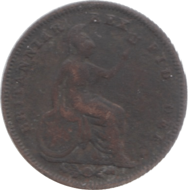 1827 ONE THIRD FARTHING ( FINE ) 3 - One Third Farthing - Cambridgeshire Coins