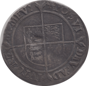 1560 SILVER SHILLING ELIZABETH 1ST 2ND ISSUE REF 31