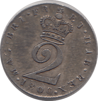 1800 MUANDY TWOPENCE ( EF )