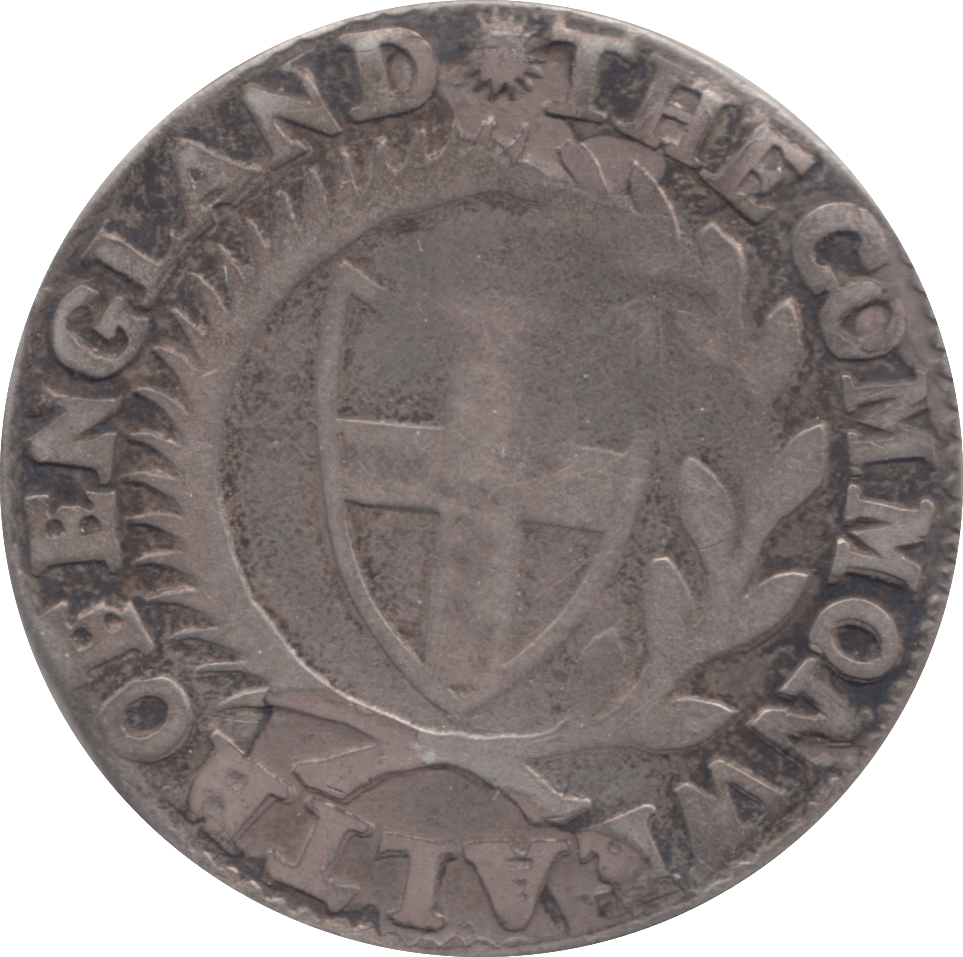 1651 SILVER SHILLING COMMONWEALTH REF 82