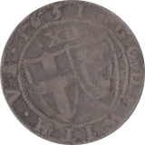 1651 SILVER SHILLING COMMONWEALTH REF 82