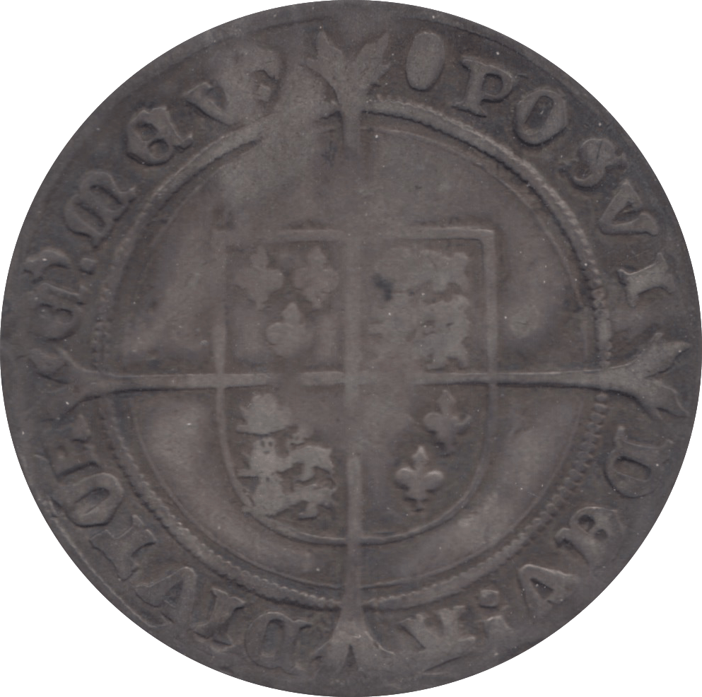 1553 SILVER SHILLING EDWARD VI REF 57