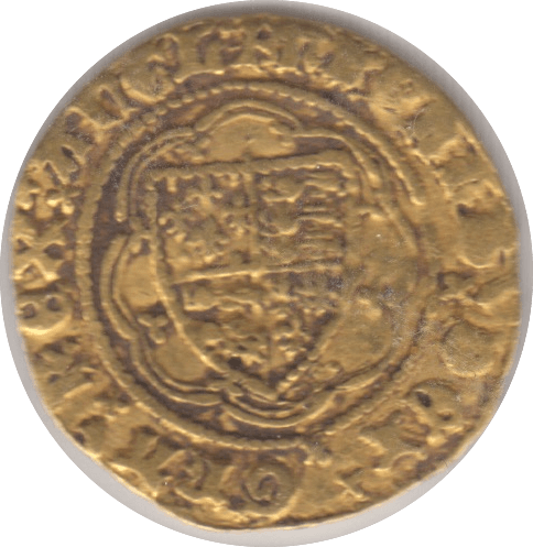 1377 - 1399 RICHARD II GOLD QUARTER NOBLE