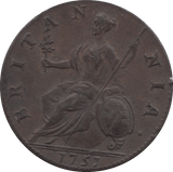 1757 HALFPENNY ( GEF )