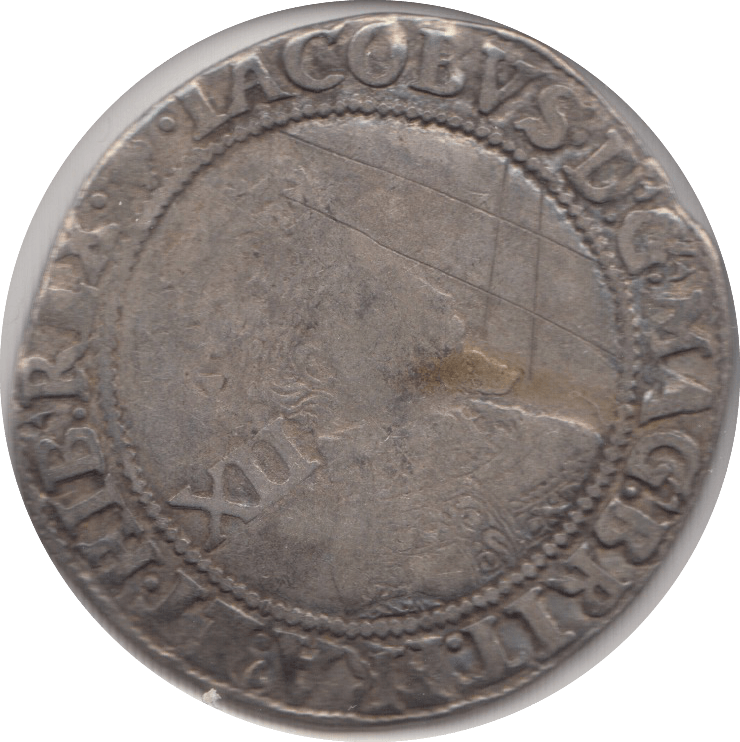 1603 -  JAMES 1ST SILVER SHILLING 2 REF 39