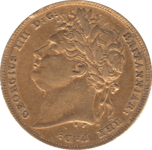 1824 GOLD SOVEREIGN ( VF )