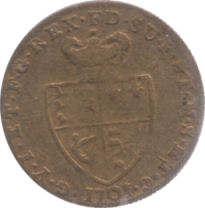 1701 GAMING TOKEN HALF GUINEA STYLE