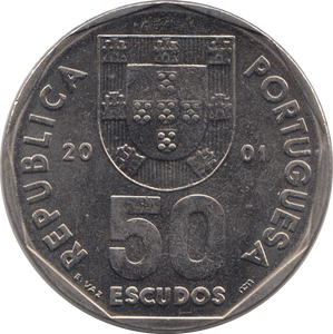 2001 50 ESCUDOS PORTUGAL