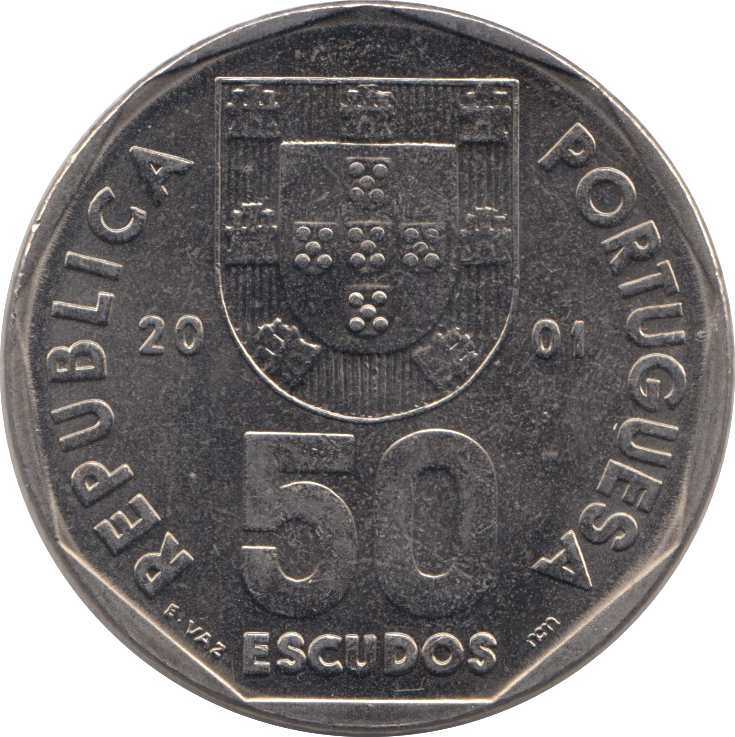2001 50 ESCUDOS PORTUGAL
