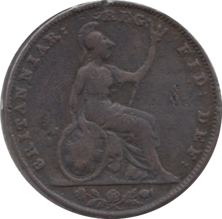 1847 FARTHING ( FAIR ) 5 - Farthing - Cambridgeshire Coins