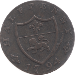 1794 HALFPENNY TOKEN