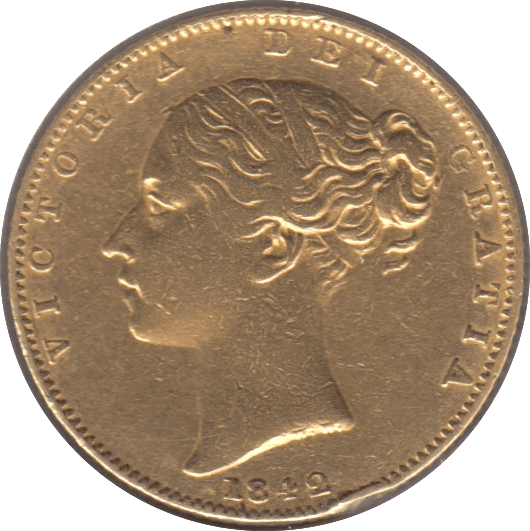 1842 GOLD SOVEREIGN ( VF ) - Sovereign - Cambridgeshire Coins