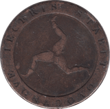 1813 ISLE OF MAN HALFPENNY