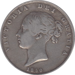 1850 HALFCROWN ( GF ) - Halfcrown - Cambridgeshire Coins
