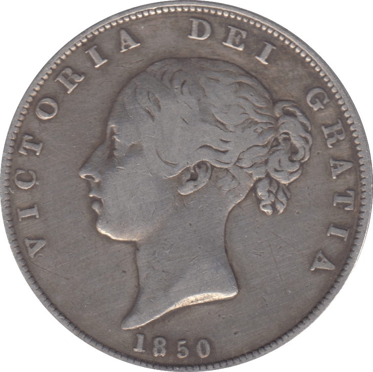 1850 HALFCROWN ( GF ) - Halfcrown - Cambridgeshire Coins