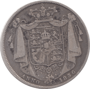 1836 HALFCROWN ( GF ) 6 - Halfcrown - Cambridgeshire Coins