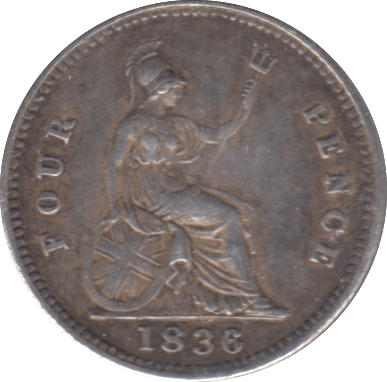1836 FOURPENCE ( VF ) 7 - Fourpence - Cambridgeshire Coins