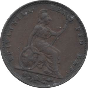 1826 FARTHING ( GVF ) 4 - Farthing - Cambridgeshire Coins