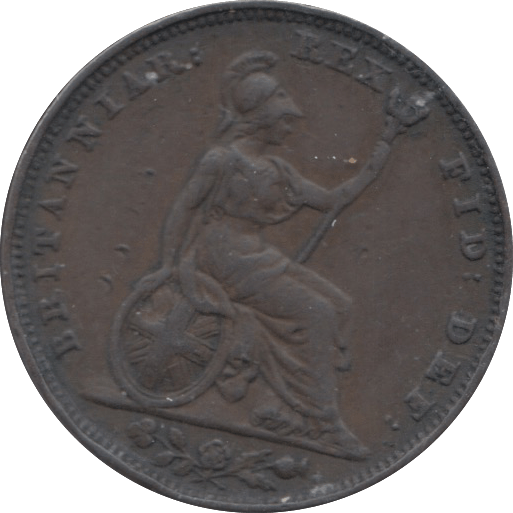 1826 FARTHING ( GVF ) 4 - Farthing - Cambridgeshire Coins