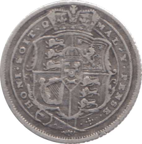 1816 SIXPENCE ( VF )