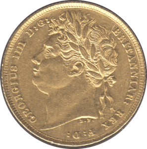 1821 GOLD SOVEREIGN ( EF )