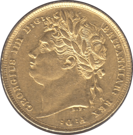 1821 GOLD SOVEREIGN ( EF )