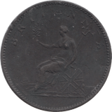 1806 HALFPENNY ( VF )