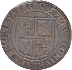 1604 - 1619 SILVER SHILLING JAMES 1ST REF 36