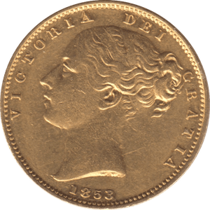 1853 GOLD SOVEREIGN ( EF ) 14 - Sovereign - Cambridgeshire Coins