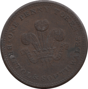 1811 Bristol & South Wales Penny Token