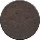 1811 Bristol & South Wales Penny Token