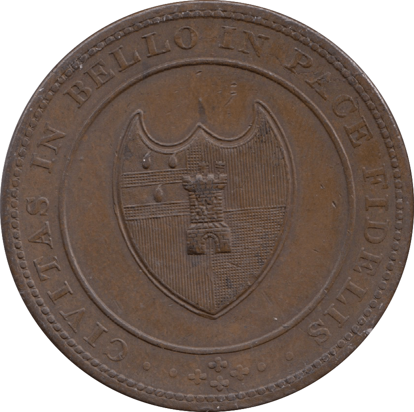 1811 Worcester City and County Penny Token