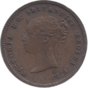 1844 HALF FARTHING ( GVF ) 22 - Half Farthing - Cambridgeshire Coins