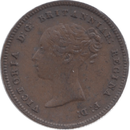 1844 HALF FARTHING ( GVF ) 22 - Half Farthing - Cambridgeshire Coins