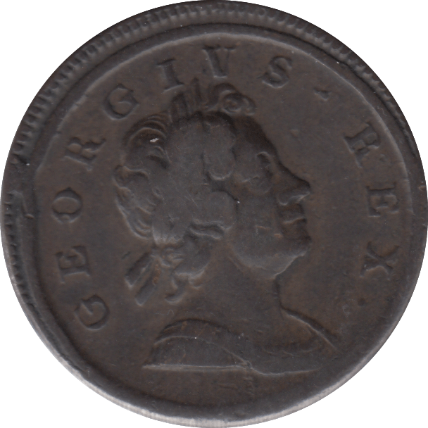 1717 FARTHING ( GF ) DUMP SCARCE