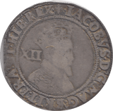 1604 - 1619 SILVER SHILLING JAMES 1ST REF 36