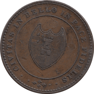1811 Worcester Halfpenny Token