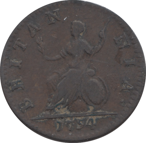 1754 FARTHING ( GF ) 2