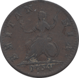 1754 FARTHING ( GF ) 2