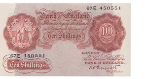 10 SHILLINGS BANKNOTE PEPPIATT REF SHILL-15