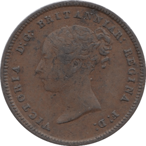 1844 HALF FARTHING ( VF ) 12 - Half Farthing - Cambridgeshire Coins