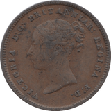 1844 HALF FARTHING ( VF ) 12 - Half Farthing - Cambridgeshire Coins